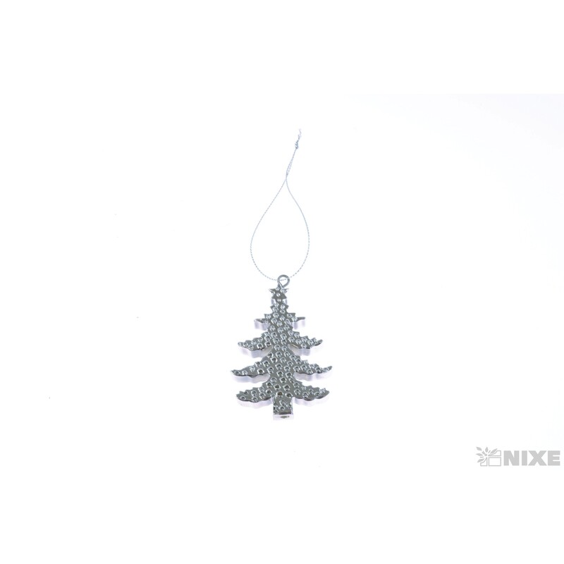 ZÁVĚS METAL STROMEČEK 7cm*STŘÍBRNÁ