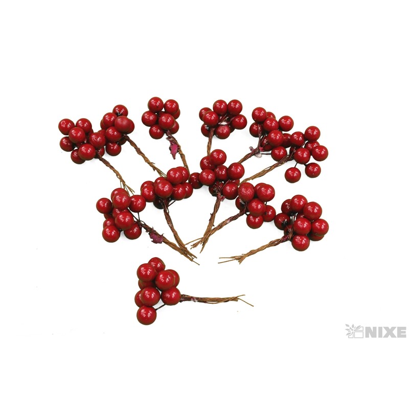 JEŘABINA 1,2x7cm 10ks 12sv*ČERVENÁ