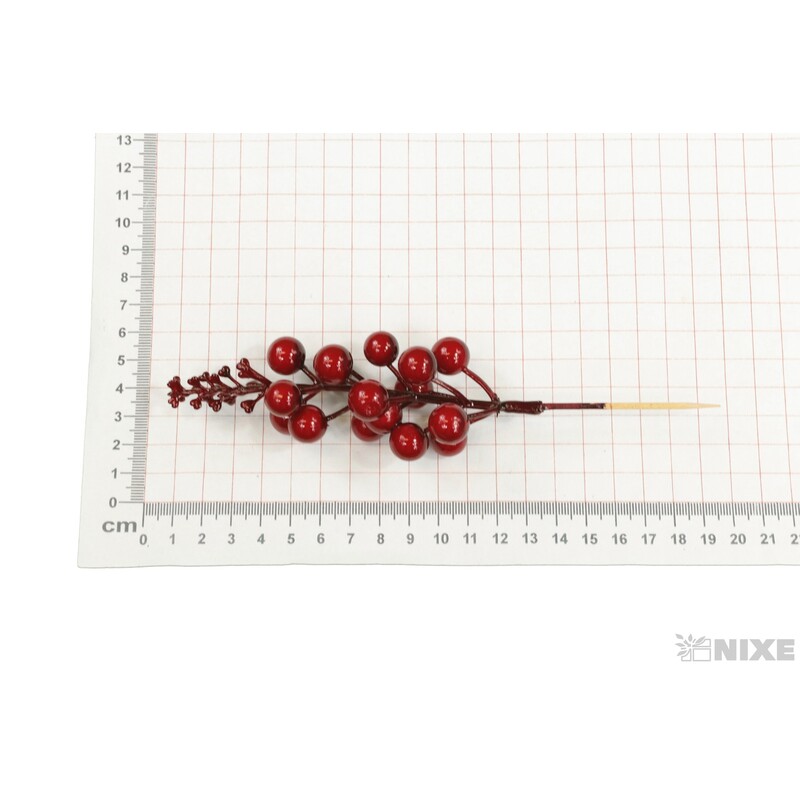 JEŘABINA 20cm 12ks*ČERVENÁ