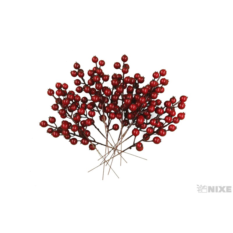 JEŘABINA 20cm 12ks*ČERVENÁ