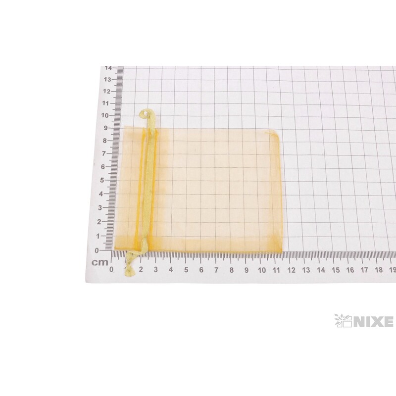 SÁČEK ORGANZA 09x12cm*ZLATÁ