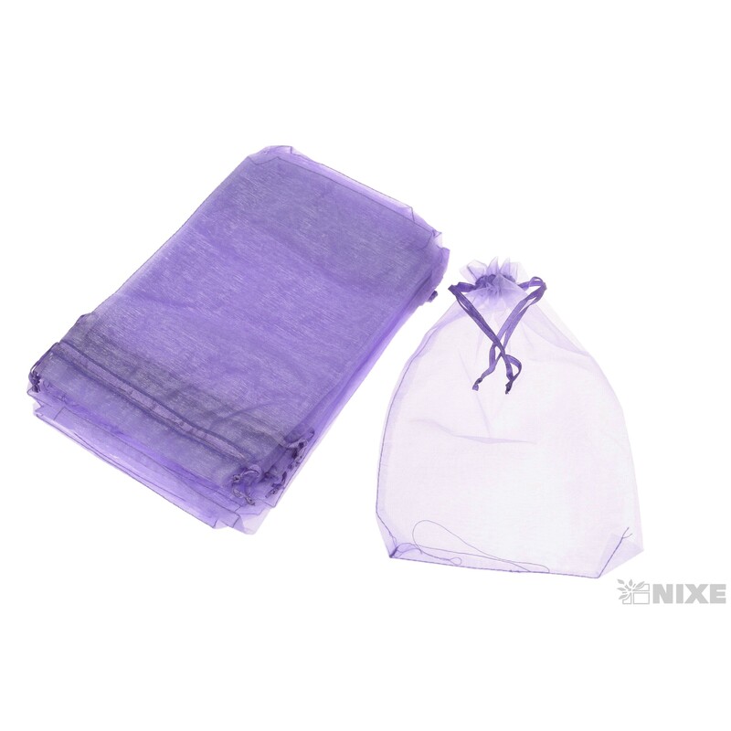 SÁČEK ORGANZA 09x12cm*FIALOVÁ