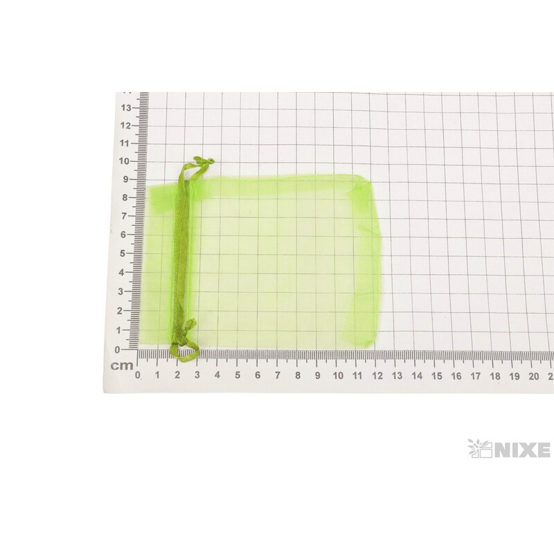 SÁČEK ORGANZA 09x12cm*ZELENÁ SV.