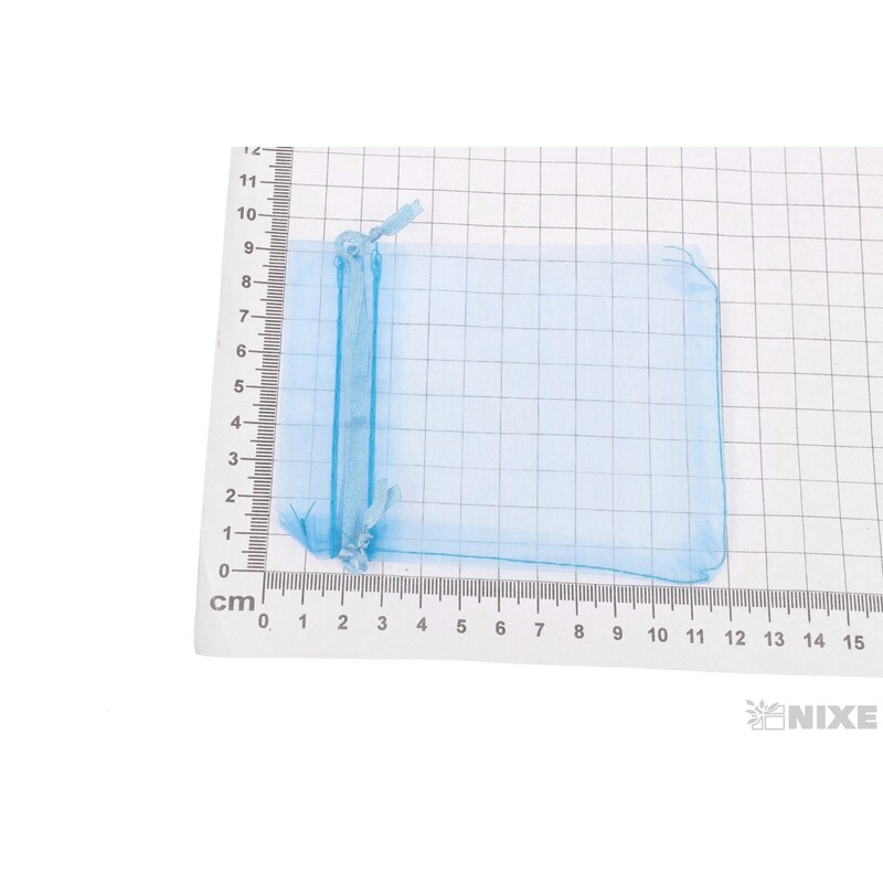 SÁČEK ORGANZA 09x12cm*MODRÁ