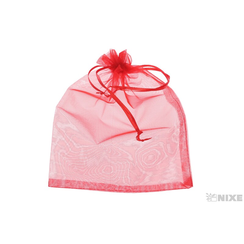 SÁČEK ORGANZA 7,5x10cm*ČERVENÁ