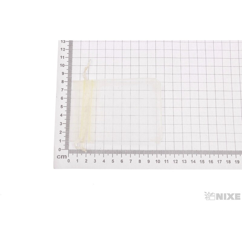 SÁČEK ORGANZA 7,5x10cm*KRÉMOVÁ