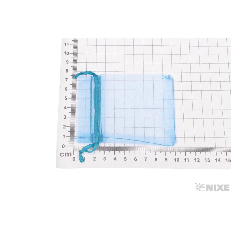 SÁČEK ORGANZA 7,5x10cm*MODRÁ