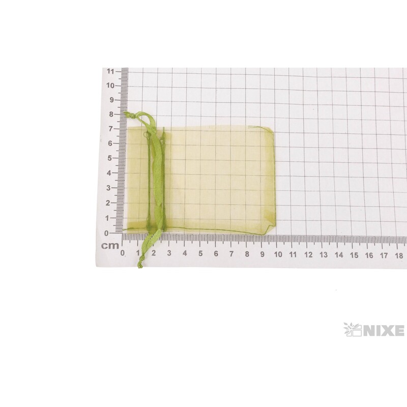 SÁČEK ORGANZA 7,5x10cm*ZELENÁ POVADLÁ