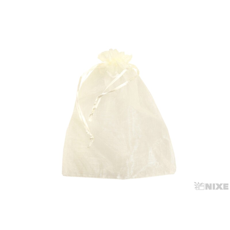 SÁČEK ORGANZA 20x25cm*KRÉMOVÁ