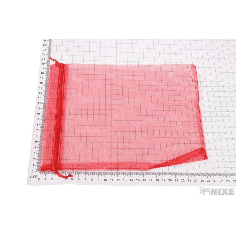 SÁČEK ORGANZA 20x25cm*ČERVENÁ