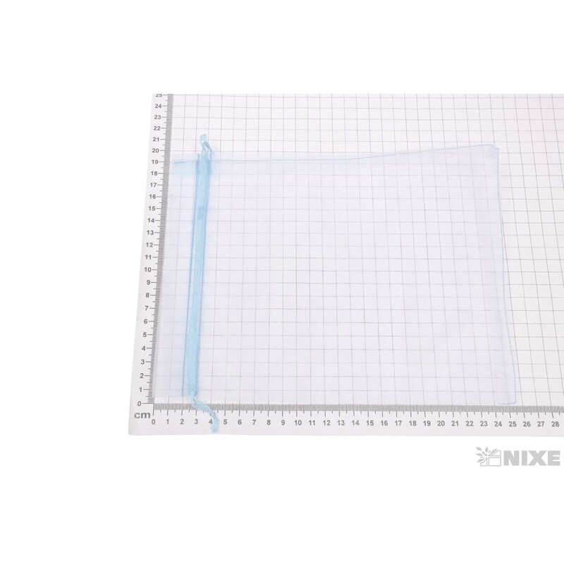 SÁČEK ORGANZA 20x25cm*MODRÁ SV.