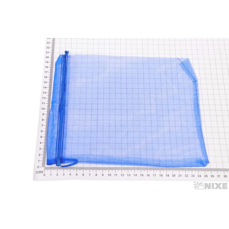 SÁČEK ORGANZA 20x25cm*MODRÁ TM.