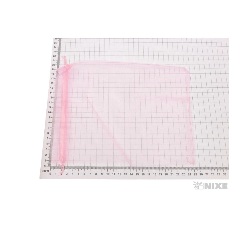 SÁČEK ORGANZA 20x25cm*RŮŽOVÁ