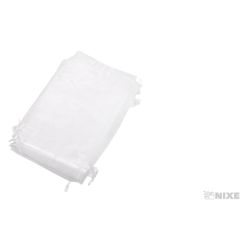 SÁČEK ORGANZA 20x25cm*BÍLÁ