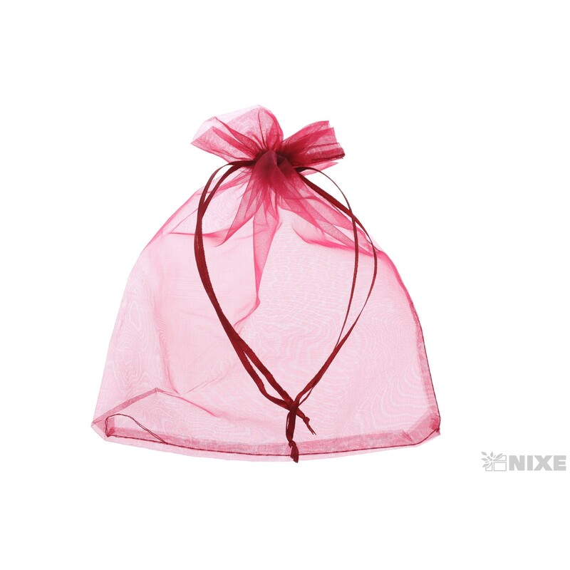 SÁČEK ORGANZA 20x25cm*BORDOVÁ