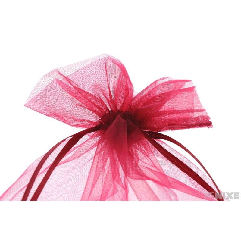 SÁČEK ORGANZA 20x25cm*BORDOVÁ