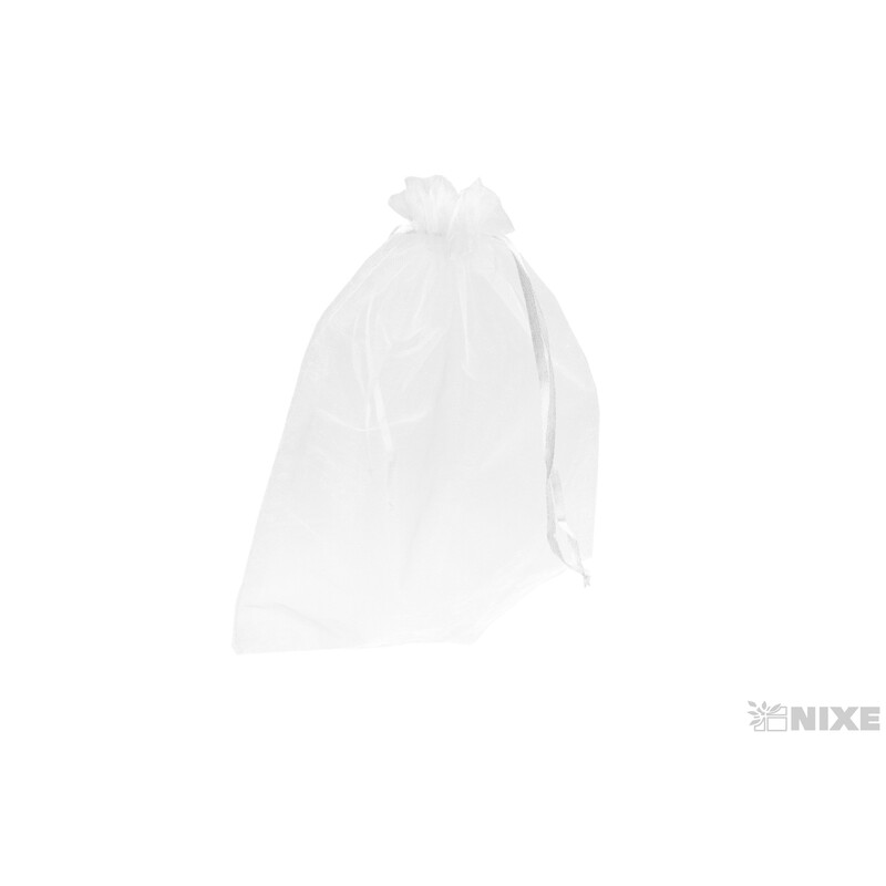 SÁČEK ORGANZA 15x23cm*BÍLÁ