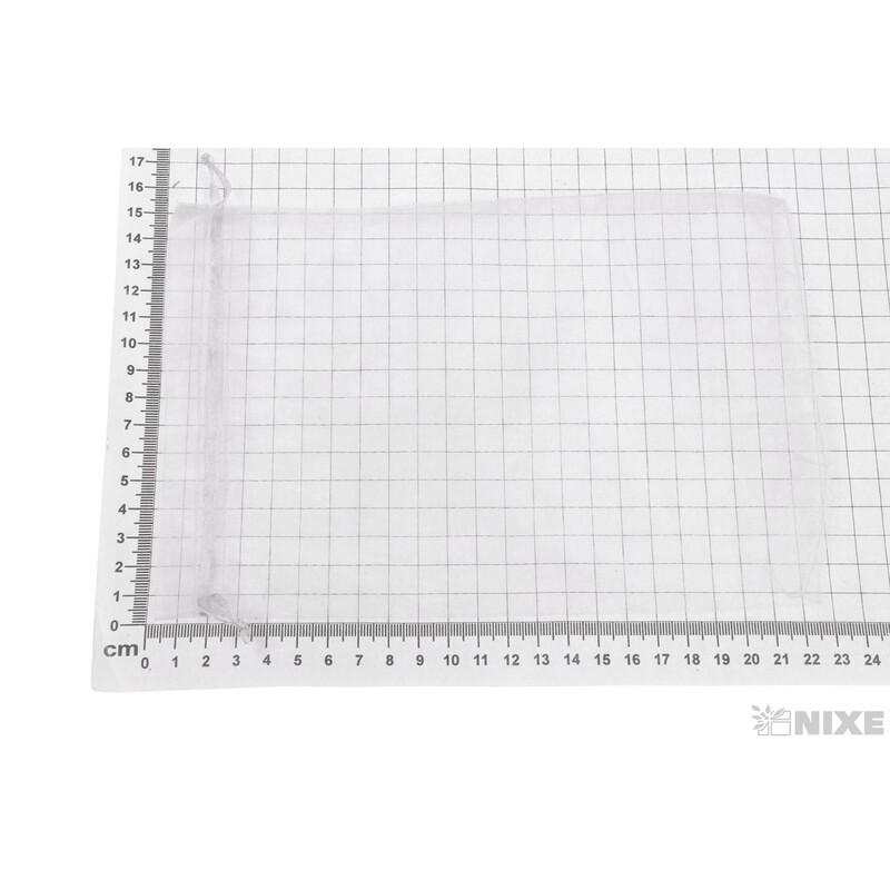 SÁČEK ORGANZA 15x23cm*BÍLÁ