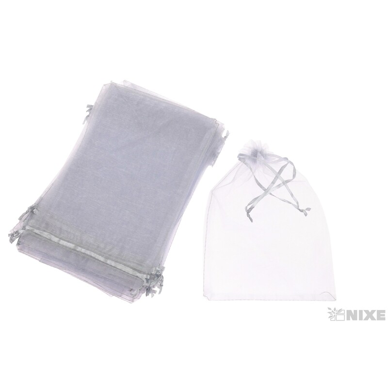 SÁČEK ORGANZA 20x25cm*STŘÍBRNÁ