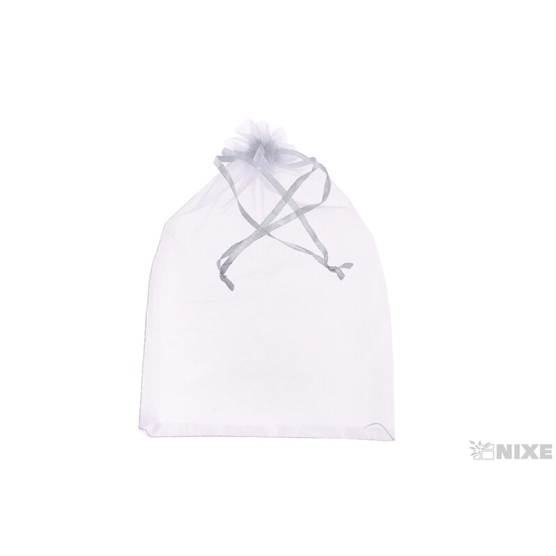 SÁČEK ORGANZA 20x25cm*STŘÍBRNÁ