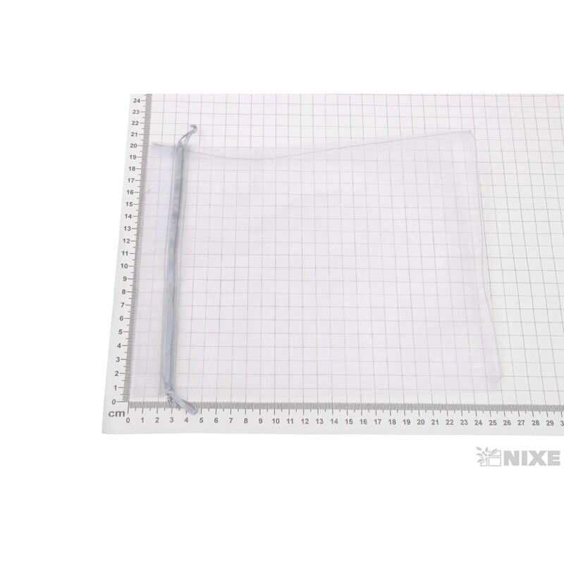 SÁČEK ORGANZA 20x25cm*STŘÍBRNÁ
