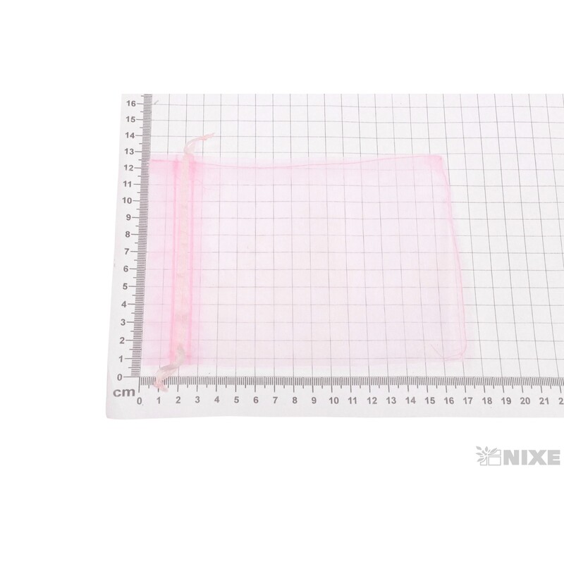 SÁČEK ORGANZA 12x17cm*RŮŽOVÁ
