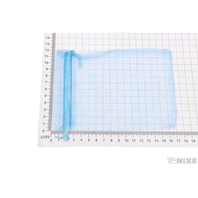 SÁČEK ORGANZA 12x17cm*MODRÁ