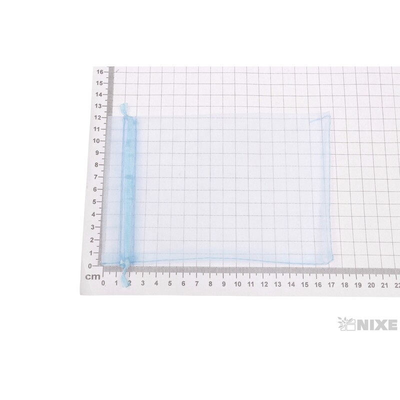 SÁČEK ORGANZA 12x17cm*MODRÁ SV.