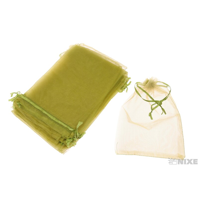 SÁČEK ORGANZA 12x17cm*ZELENÁ POVADLÁ