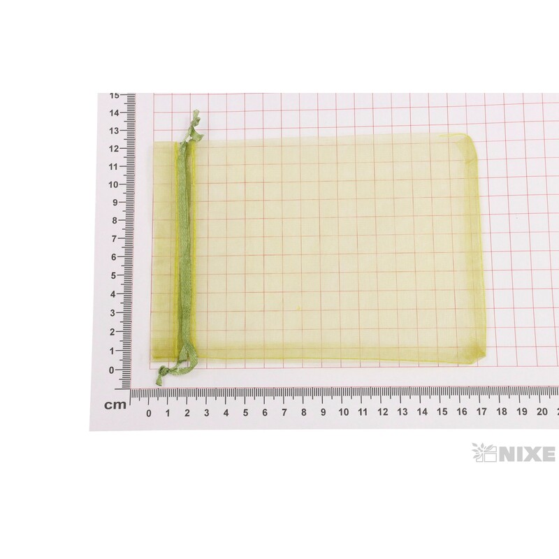 SÁČEK ORGANZA 12x17cm*ZELENÁ POVADLÁ