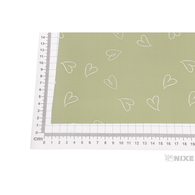 ROLE PLAST SRDCE 50cmx8m*ZELENÁ POVADLÁ