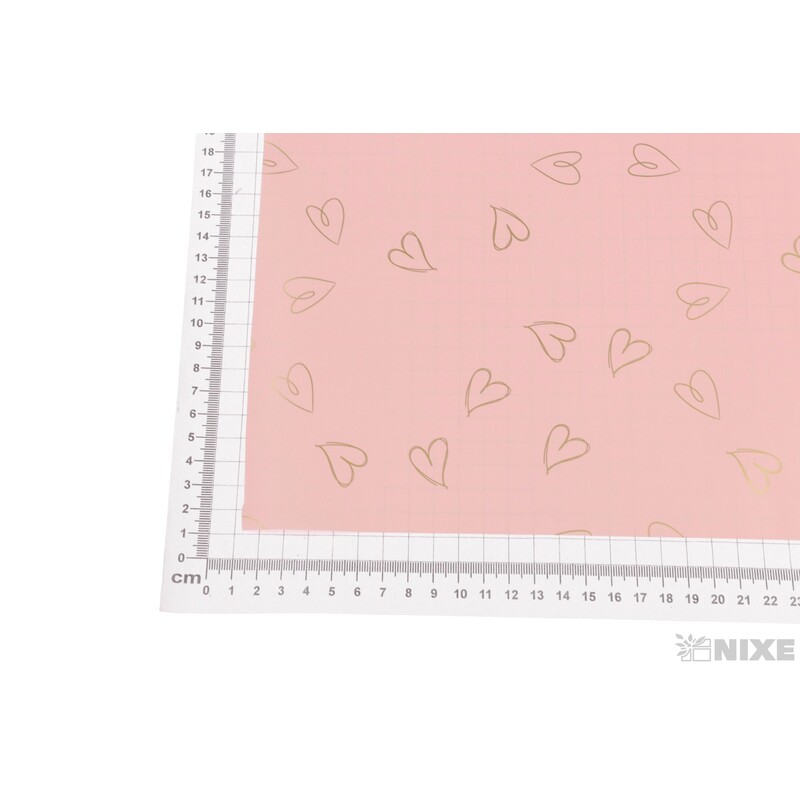 ROLE PLAST SRDCE 50cmx8m*RŮŽOVÁ