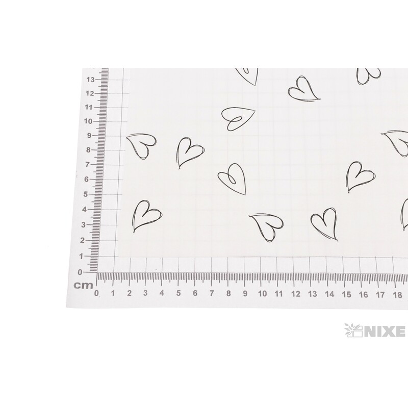 ROLE PLAST SRDCE 50cmx8m*BÍLÁ