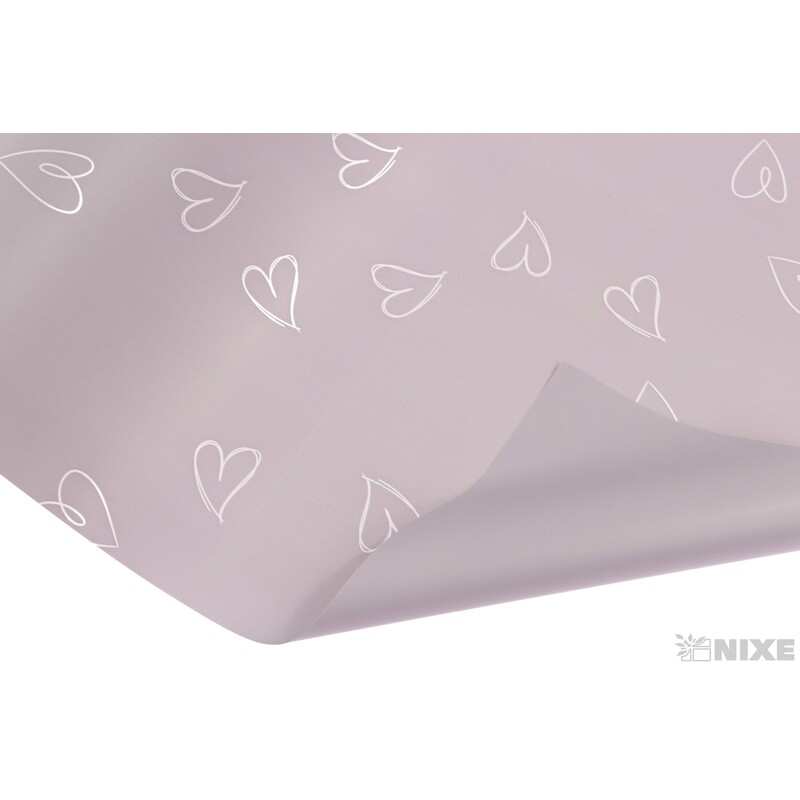 ROLE PLAST SRDCE 50cmx8m*FIALOVÁ