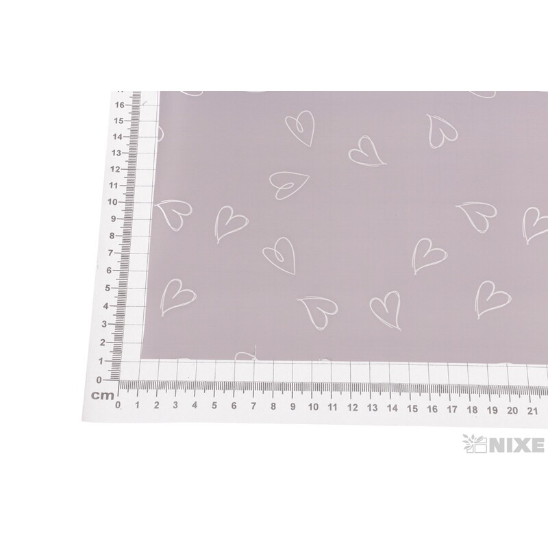 ROLE PLAST SRDCE 50cmx8m*FIALOVÁ