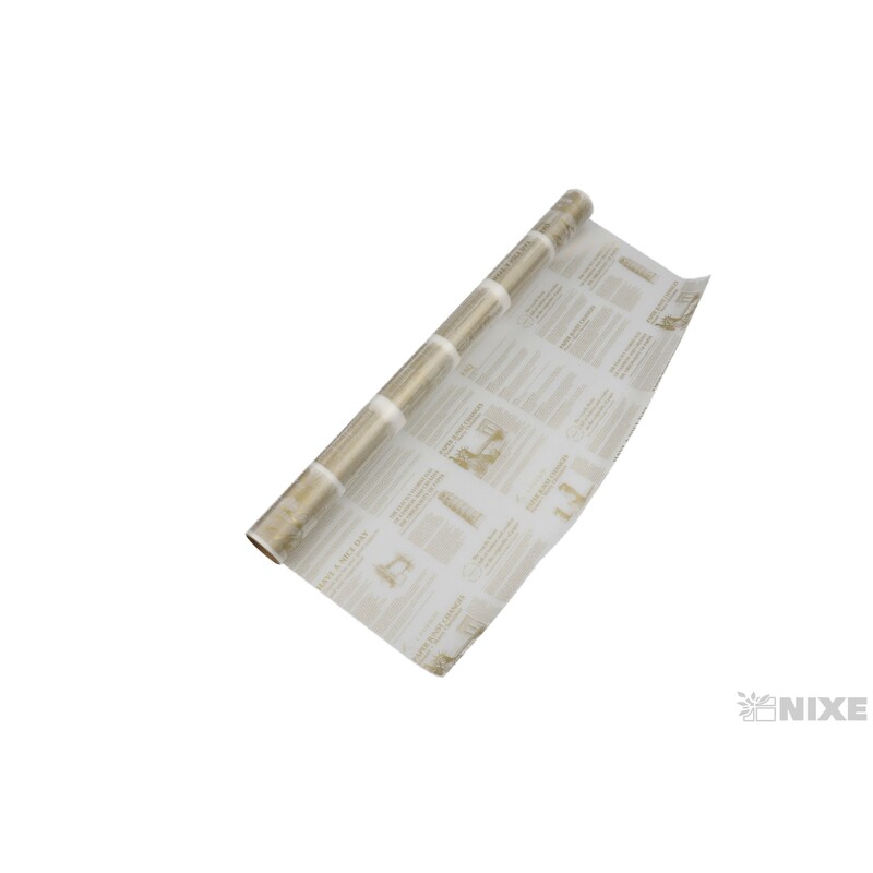 ROLE PLAST NOVINY 58cmx5yd*ZLATÁ