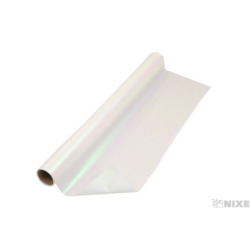 ROLE HOLOGRAM 50cmx5yd*BÍLÁ