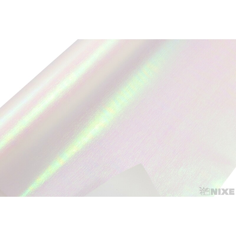 ROLE HOLOGRAM 50cmx5yd*BÍLÁ