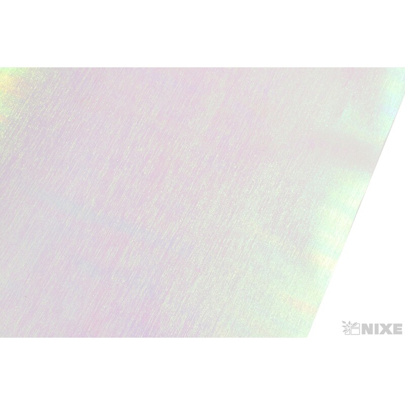 ROLE HOLOGRAM 50cmx5yd*BÍLÁ