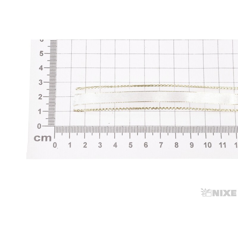 PES MONOF. DR. 15mmx25m*BÍLÁ+ZLATÁ 103100
