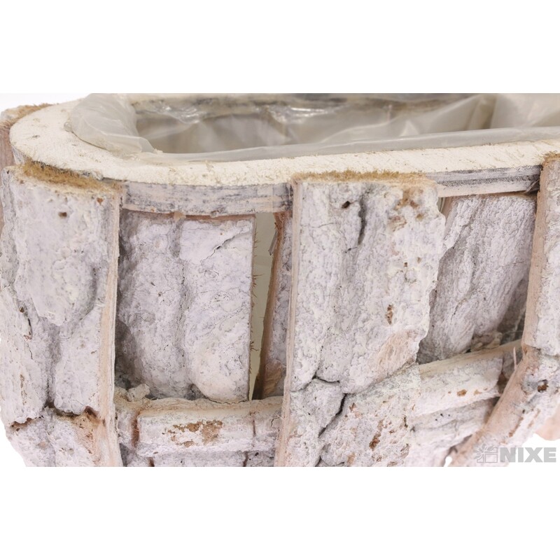 OBAL KŮRA 17x11x7cm*BÍLÁ