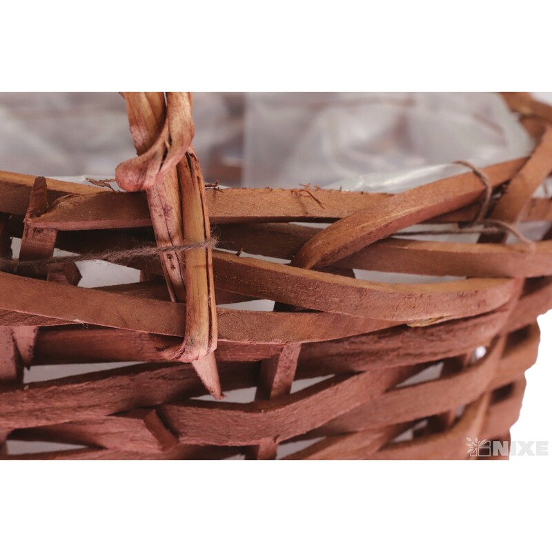 OBAL KRUH 22x21cm*HNĚDÁ