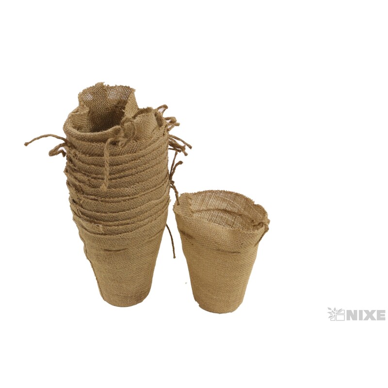 OBAL JUTA 13cm*PŘÍRODNÍ