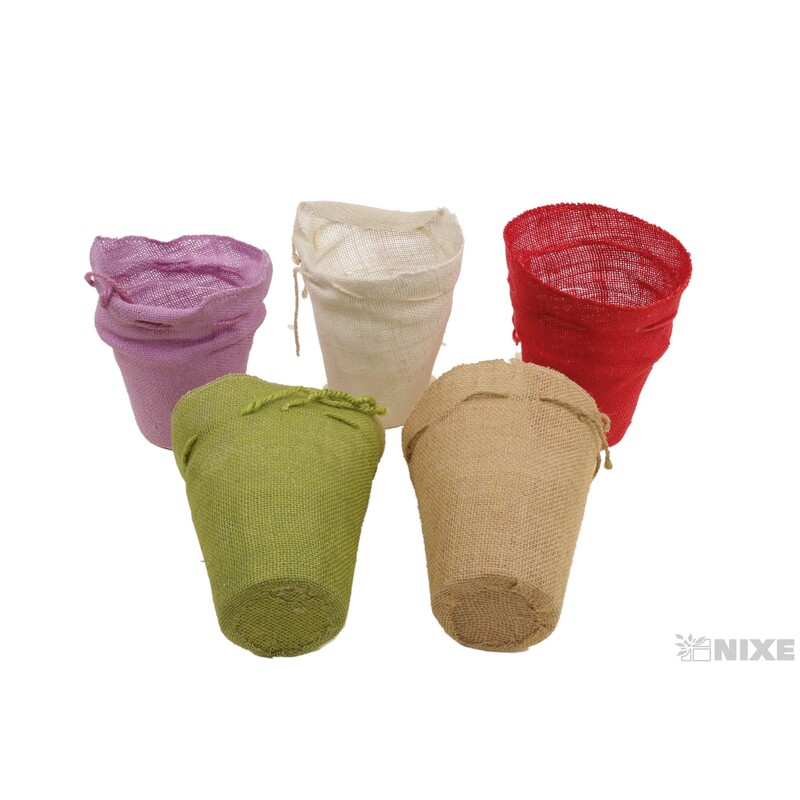 OBAL JUTA 13cm*MIX BAREV