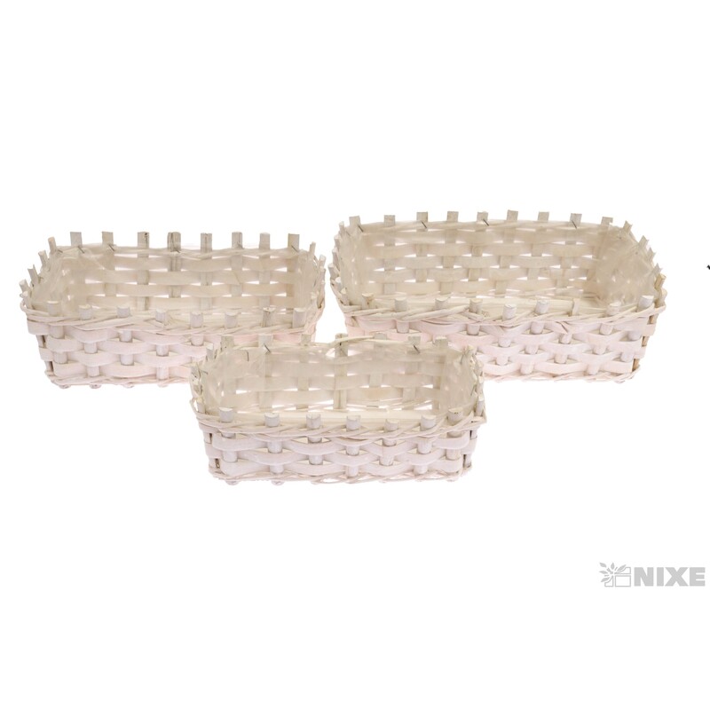 OBAL PROUTÍ 35x18x11cm 29x15x10 26X14X8*BÍLÁ