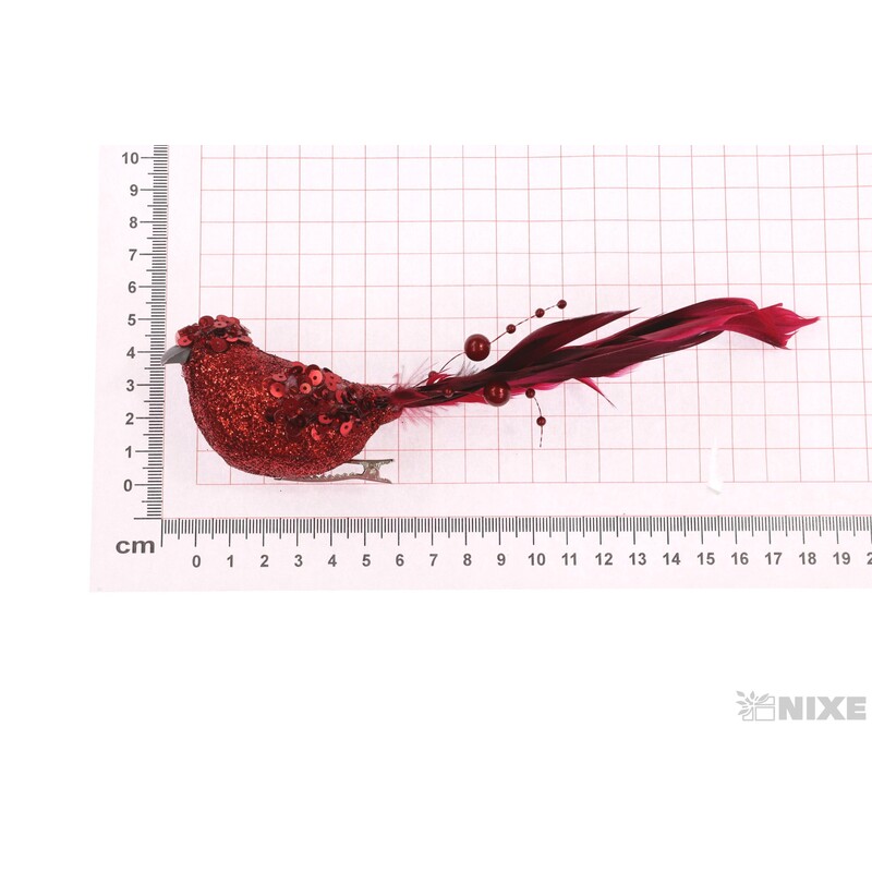 PTÁČEK KLIPS 17cm 3ks*MIX BAREV