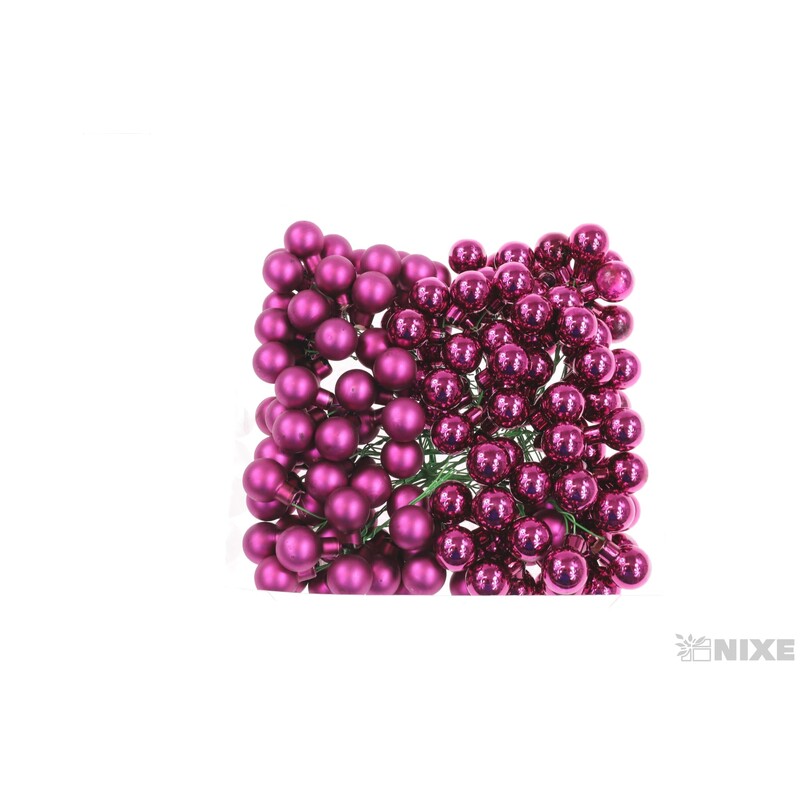 KOULE NA DR. 2x10,5cm 144ks MIX*RŮŽOVÁ TM.