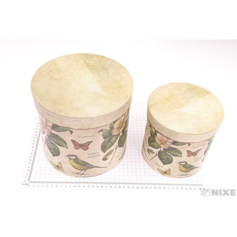 KVĚTINOVÝ BOX 3ks pr. 20x18cm 18x17 15x16*MIX BAREV