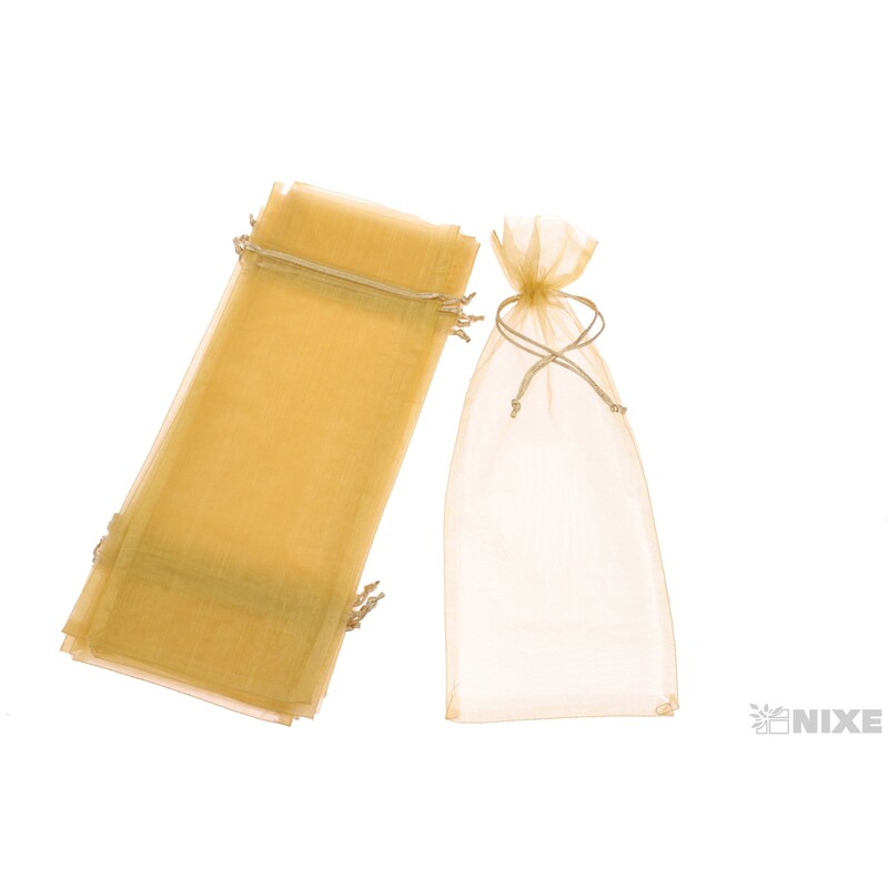 SÁČEK ORGANZA 14x35cm*ZLATÁ