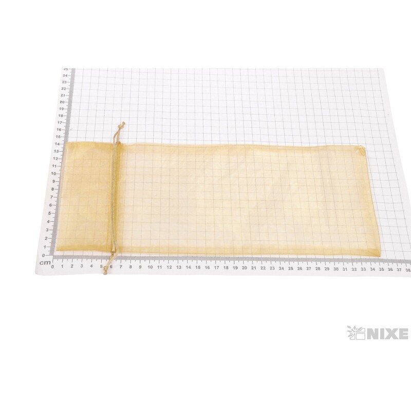 SÁČEK ORGANZA 14x35cm*ZLATÁ